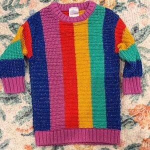 Hanna Andersson Multicolor Striped Kids Dress